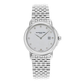 Raymond Weil Tradition MOP Stainless Steel Quartz Ladies Watch 5966-ST-97001