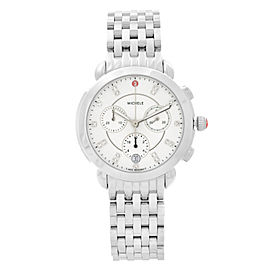 Michele Sidney Stainless Steel Diamond MOP Dial Quartz Ladies Watch MWW30A000015