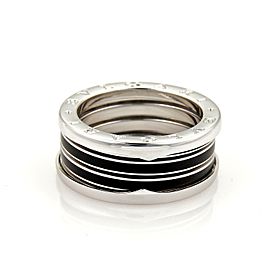 Bvlgari Bulgari B Zero-1 Biselovan 18k Gold Enamel Band Ring Size EU 61-US 9.25