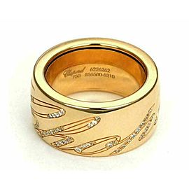Chopard Signature Diamond Chopardissimo 18k Pink Gold Ring w/Cert.