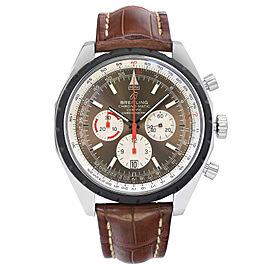 Breitling Navitimer Chronomatic Steel Specia lEdition Brown Dial Watch