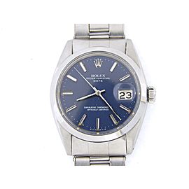 Rolex Date 1500 Vintage 34mm Mens Watch