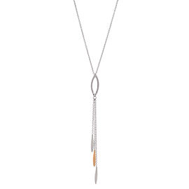 True 18K White Gold Diamond Ladies Necklace