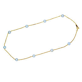 True Pearl Necklace Choker By The Yard 14K Yellow Gold