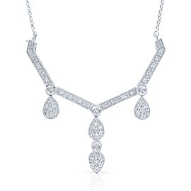 True Diamond Necklace On A Chain Transformer 1.00cts