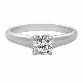 True Platinum Lucida Solitaire Diamond Engagement Ring 0.41cttw Size 6