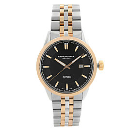 Raymond Weil Freelancer Steel Black Dial Automatic Mens Watch 2731-SP5-20001