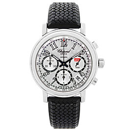 Chopard Mille Miglia 39mm Steel Rubber Silver Dial Automatic Watch 16/8331-99