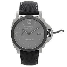 Panerai Luminor Marina TuttoGrigio 44mm Titanium Gray Dial Mens Watch