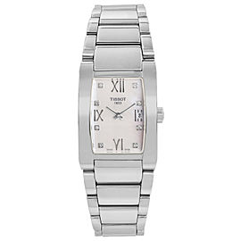 Tissot Generosi-T Steel White MOP Dial Quartz Ladies Watch