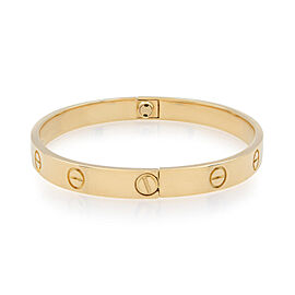 Cartier Love Bracelet 18K Yellow Gold Size 16 New Style