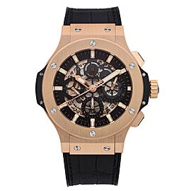Hublot Big Bang Aero Bang 44mm Rose Gold Black Dial Mens Watch