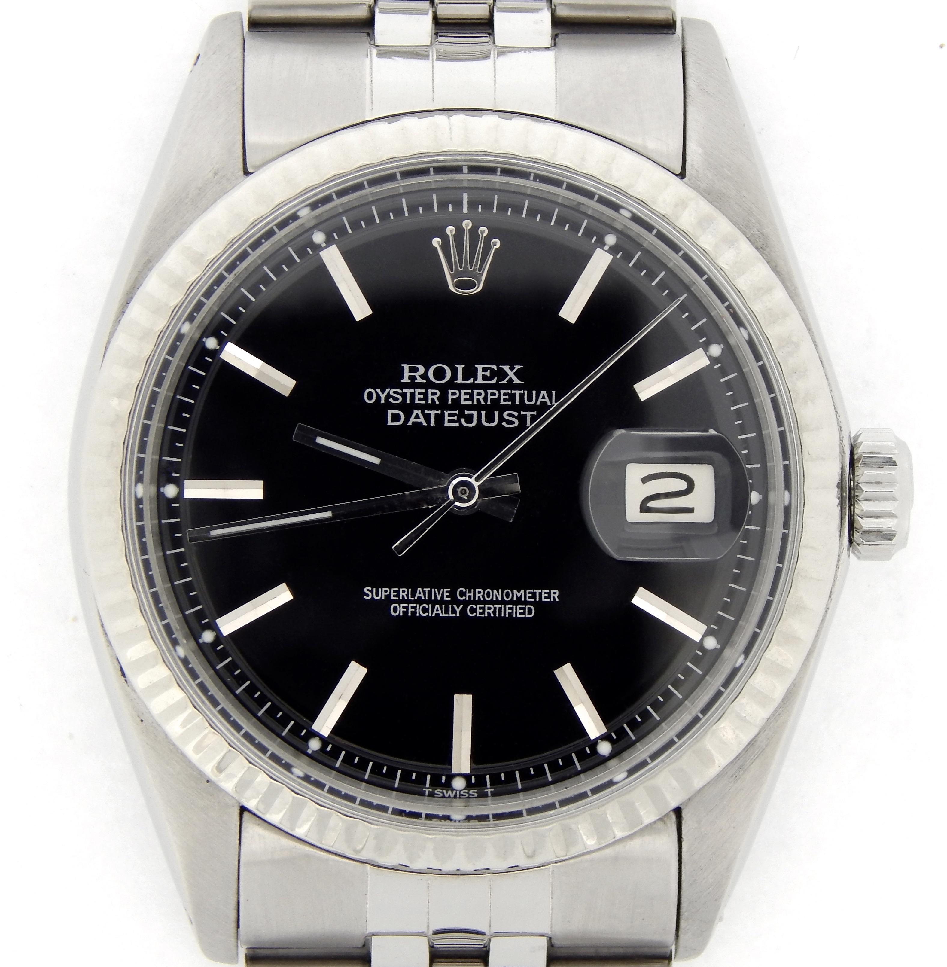 Rolex Datejust 1601 Vintage 36mm Mens Watch 