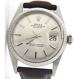 Mens Rolex Stainless Steel Datejust Silver 1603