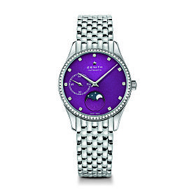 ZENITH Elite Lady Moonphase 16.2310.692/92.M2310 Steel Bracelet 33mm Womens Watch