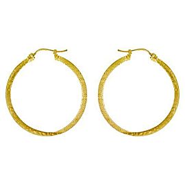 18K Yellow Gold Earrings