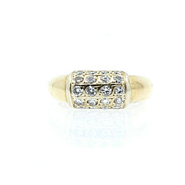 14K YELLOW GOLD LADIES .80ct DIAMOND RING SIZE 4.5