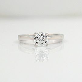 Celebration Diamond Engagement Ring Round 0.97 cts D SI2 18k White Gold $13,000