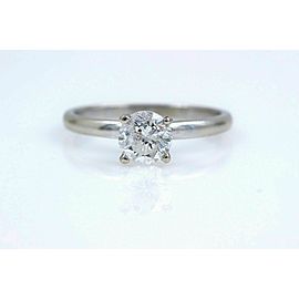 Diamond Engagement Ring Round 1.00 cts 14k White Gold $8,000 Retail