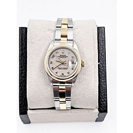 Rolex Ladies Datejust 69173 Jubilee Dial 18K Yellow Gold Stainless Box Booklets