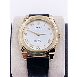 Rolex Cellini Cestello 5330 / 8 White Dial 18K Yellow Gold