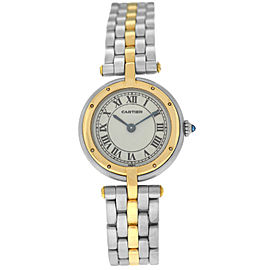 Cartier Panthere Vendome 1057920C One Row Gold Steel Quartz 24MM Watch
