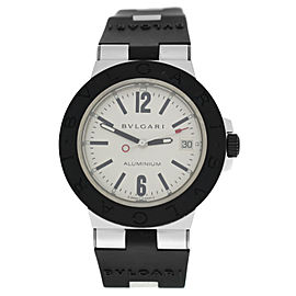 Men's Bvlgari Aluminum Diagono AL38TA Date Automatic 38MM Watch