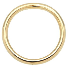 Auth Tiffany&Co. Curved Band Ring 9P Diamond Yellow Gold US4 EU46.5 Used F/S