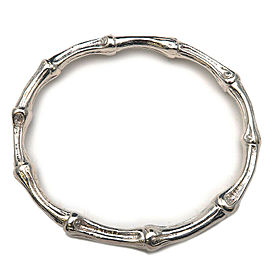Authentic Tiffany&Co. Tiffany Bone Bamboo Bangle SV925 Silver Used F/S