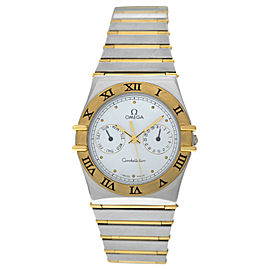 Omega Constellation 396.1070.1 396.1080.1 Full Bar 18K Gold 32MM Quartz Watch