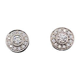 Tiffany & Co Circlet Diamond Platinum Earrings