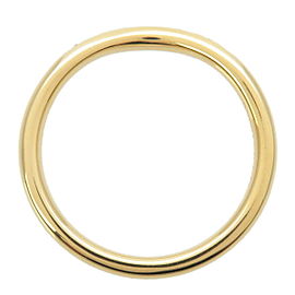 Authentic Tiffany&Co. Curved Band Ring 9P Diamond K18YG US4 EU47 Used F/S