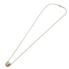 Authentic Tiffany&Co. Chain Cross Heart Necklace K18 750YG Yellow Gold Used F/S