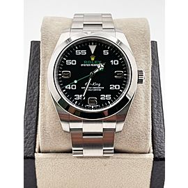 Rolex Air King Black Dial Stainless Steel