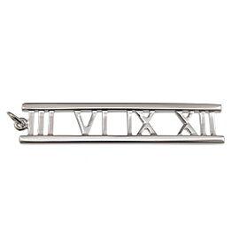 Authentic Tiffany&Co. Atlas Open Bar Necklace Pendant