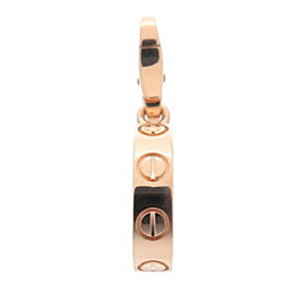Authentic Cartier Love Charm Necklace Pendant Top K18PG 750PG Rose Gold Used F/S