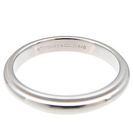 Tiffany & Co. Milgrain Band Ring Platinum