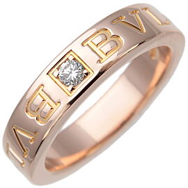 BVLGARI Double Logo Ring 1P Diamond