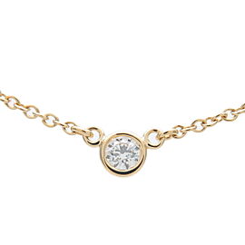 Auth Tiffany&Co. By the Yard 1P Diamond Necklace