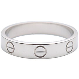 Cartier Mini Love Ring K18WG 750WG White Gold