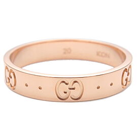 GUCCI Icon Ring K18PG 750PG Rose Gold