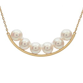 TASAKI Balance Plus Pearl Necklace K18YG 750YG Yellow Gold
