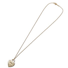 Tiffany & Co. Return to Tiffany Heart Tag Necklace K18 Yellow Gold Used F/S