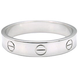 Cartier Mini Love Ring K18WG White Gold