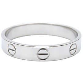 Cartier Mini Love Ring K18WG White Gold