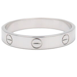 Cartier Mini Love Ring K18WG 750WG White Gold