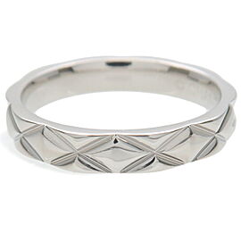 CHANEL Matelasse Ring Medium PT950 Platinum