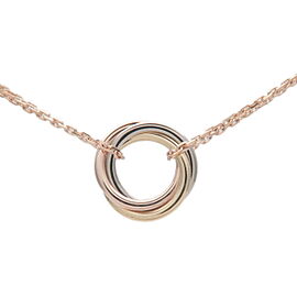 Cartier Sweet Trinity Necklace K18 750 Yellow/White/Rose Gold