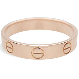 Cartier Mini Love Ring K18 750PG Rose Gold