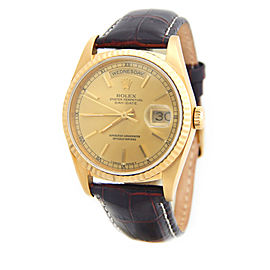 Mens Rolex 18K Gold Day-Date 18238